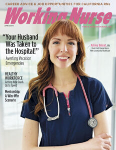 Cover of Working Nurse magazine, July/August 2024.