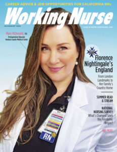 Cover of the July/August 2024 issue of Working Nurse magazine.