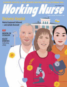 Cover of the September 2024 issue of Working Nurse.