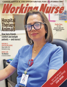 Cover of January Working Nurse issue