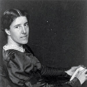 Author Charlotte Perkins Gilman in 1923